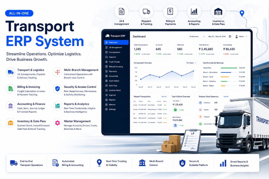 Transport ERP System - Dispatcher Dashboard Case Study